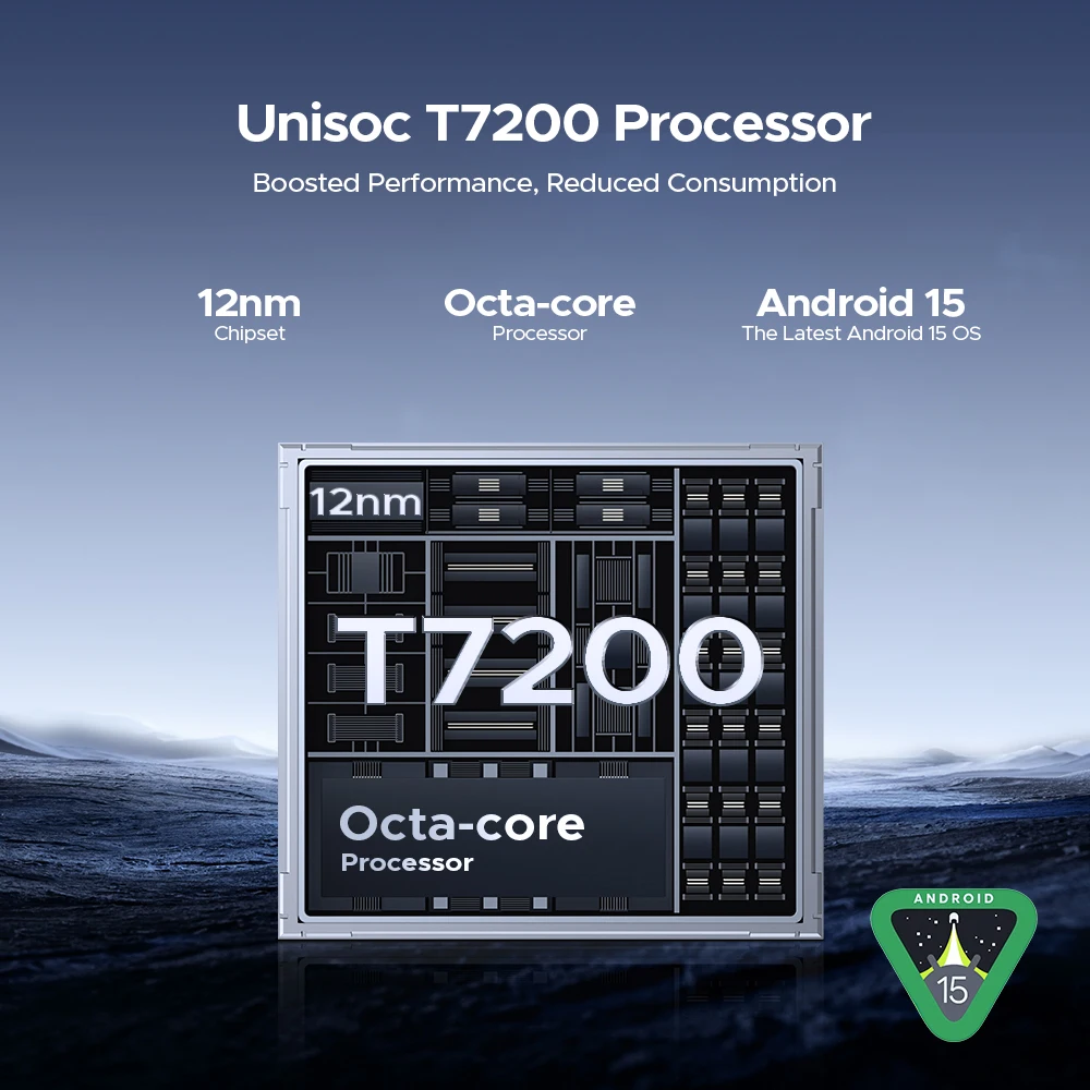 Global Version DOOGEE Blade20 Rugged Phone 6.6” HD+ 90Hz 4GB 128GB 10300mAh Battery Unisoc T7200 Octa Core Android 15 Smartphone