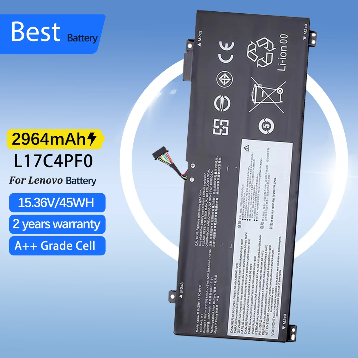 

L17M4PF0 L17C4PF0 Laptop Battery For Lenovo xiaoxin Air 13IWL/IML Ideapad S530-13IWL L17M4PF0 L17C4PF0