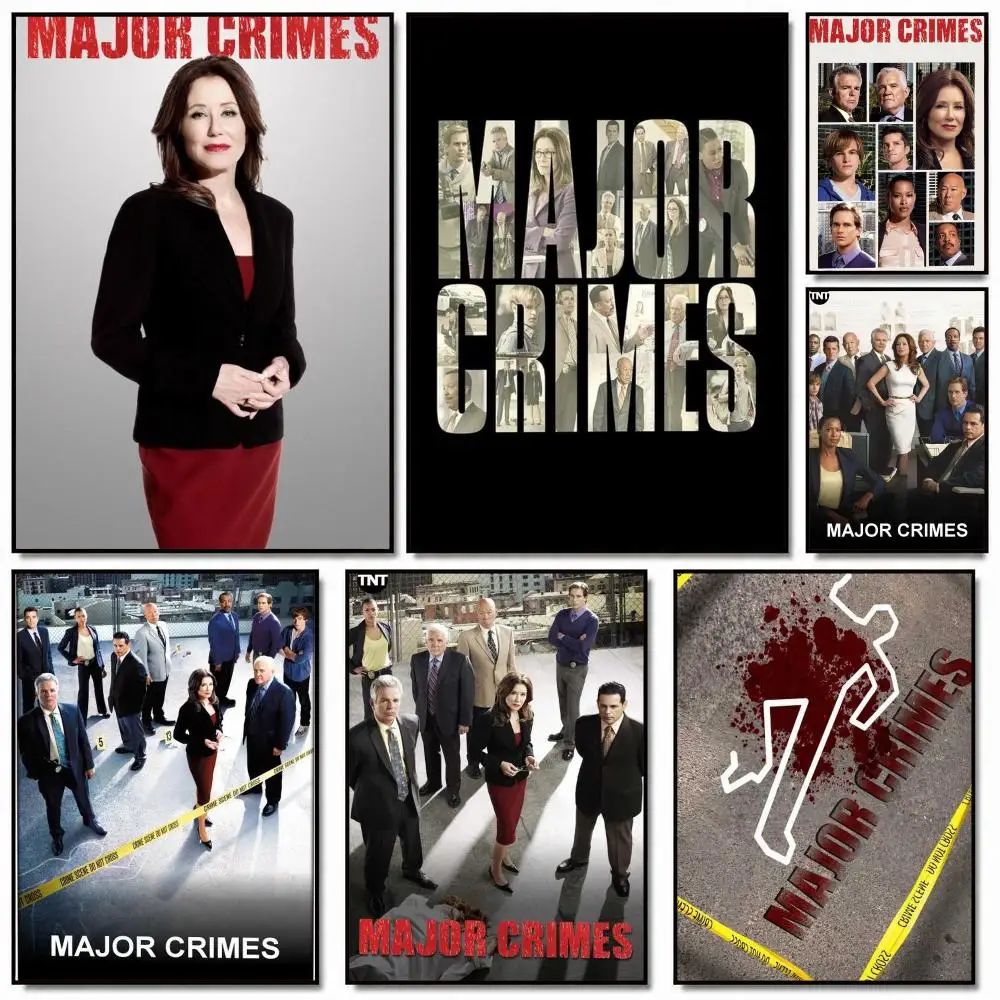tv series M-Major Crimes-S Painting Calligraphy Artwork for Home Bedroom Office Wall Decoration Gift