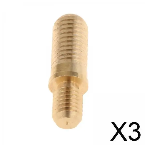 

3x Pool Cue Joint Screw Metal Billiard Cue 13mmx38mm 12mmx26mm
