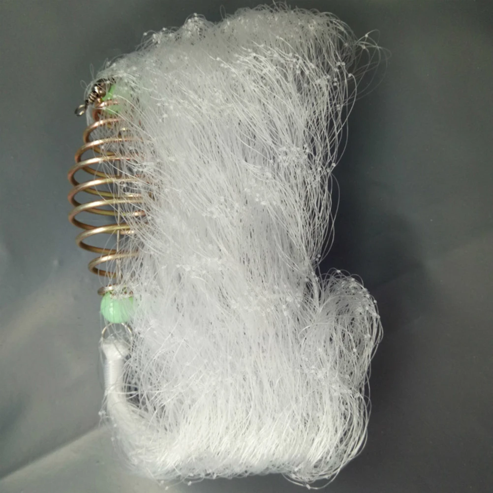 

20 pcs Replacement For Rod 8 Holes Premium Durable Mesh Safe Bait Trap Cast Fishing Mesh Net Replacement Net For