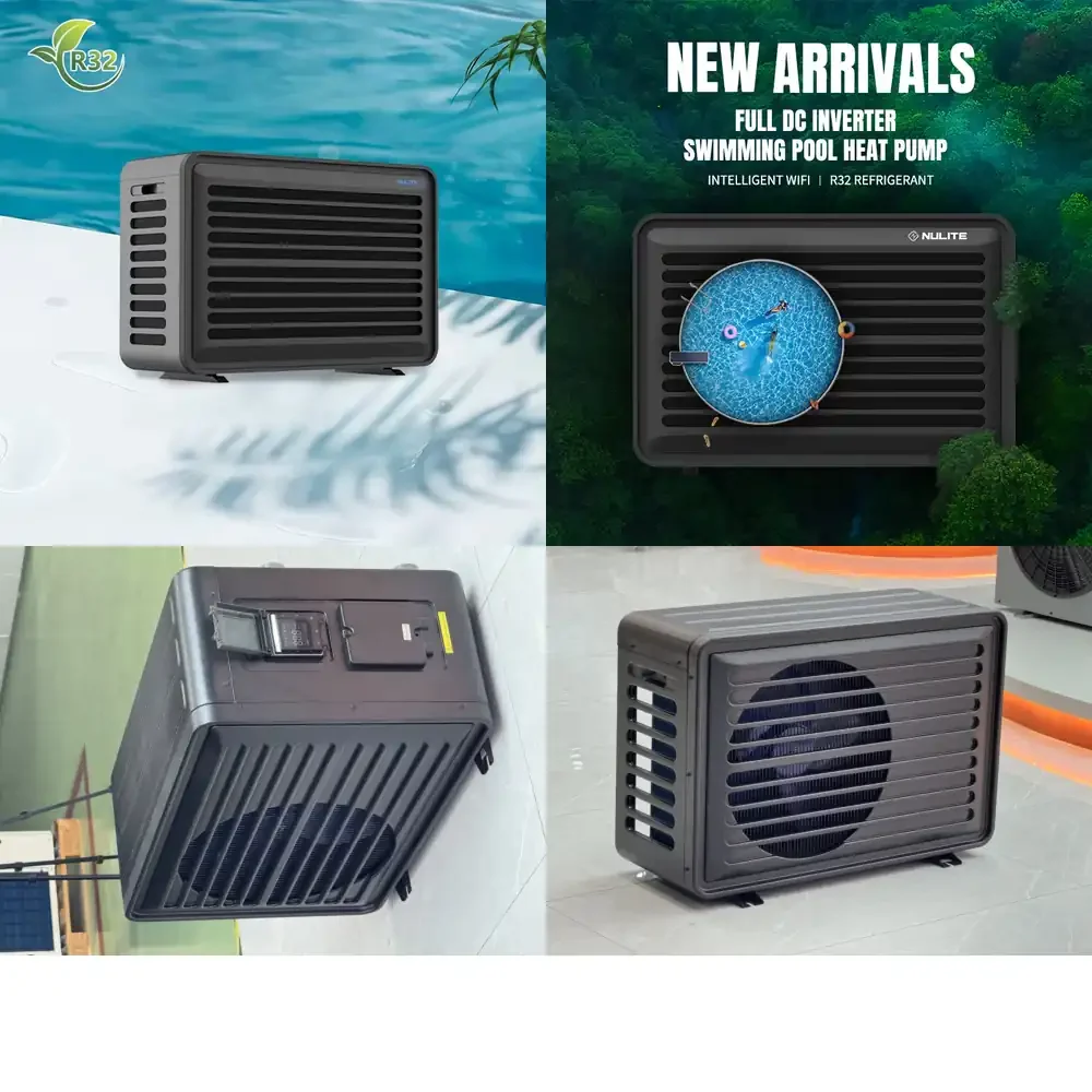 

New Design WIFI Air Source to Water Spa Swim Pool DC Inverter Heat Pump 10KW Manufacturer