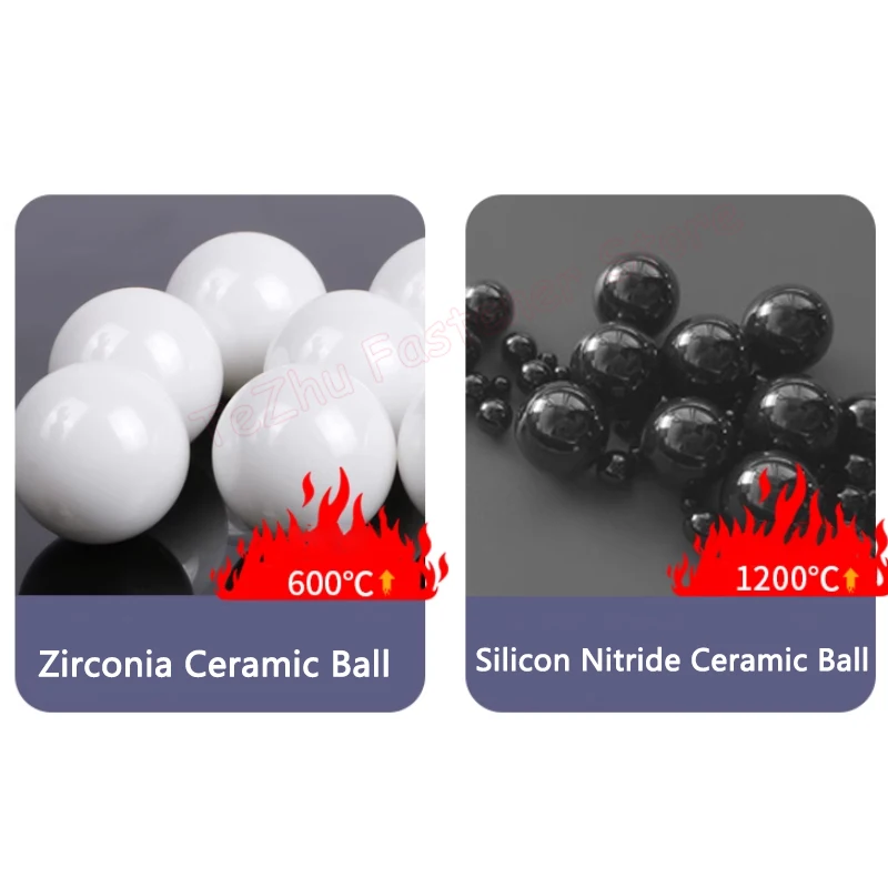 Sfere in ceramica di Zirconia 0.8 1 1.2 1.5 1.588 1.984 2 2.381 2.5 2.778 3 - 25.4mm ZrO2 G10 perline a sfera rotonda autolubrificanti di grado