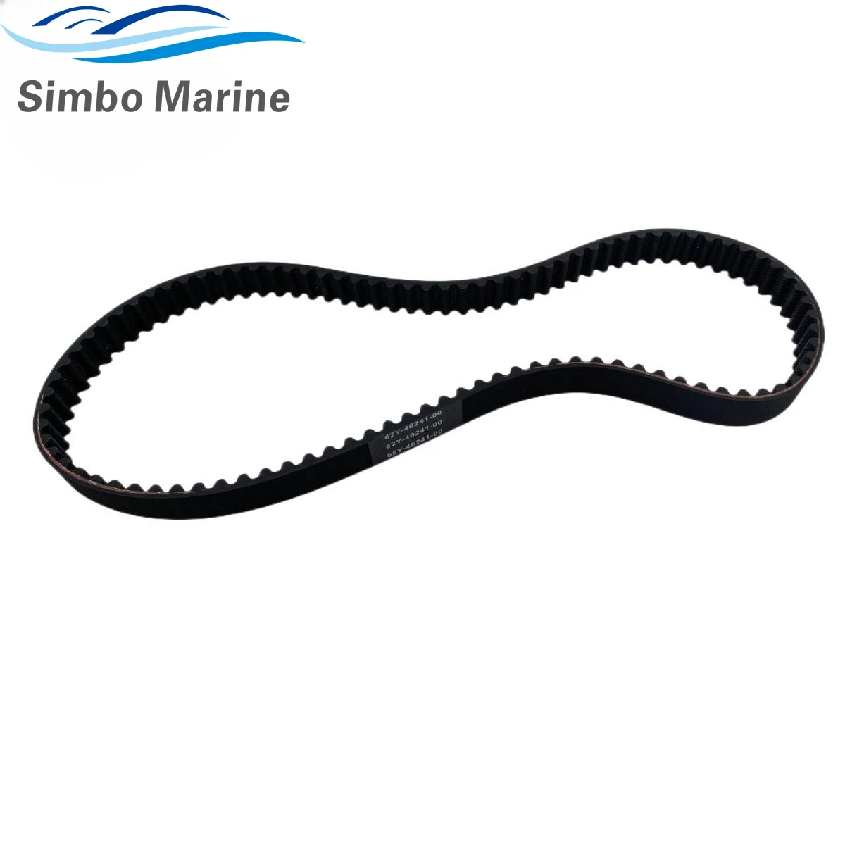 60V-46241-00 62Y-46241 Timing Belt For Yamaha F40 F50 F60 4 STROKE 1995-2004 Outboard Motor 62Y-46241-00 60V-46241