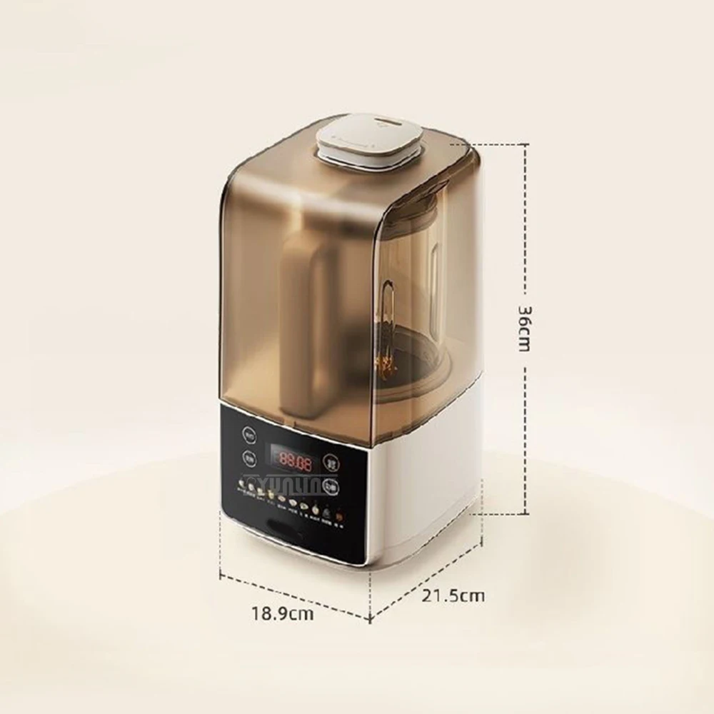 Máquina de leche de soja de 1,5 l, licuadora de alta velocidad, molinillo de alimentos multifuncional para el hogar y poco ruido