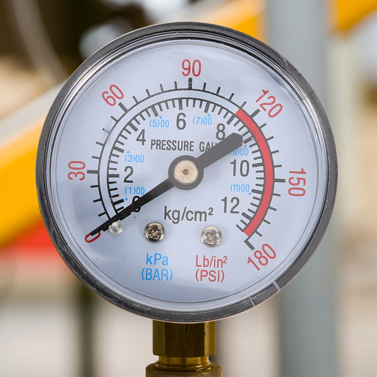 

Small Ball Pump Oil free Air Compressor Pressure Gauge Compatible Multiple Popcorn Machines Accurate Measurement Easy Install