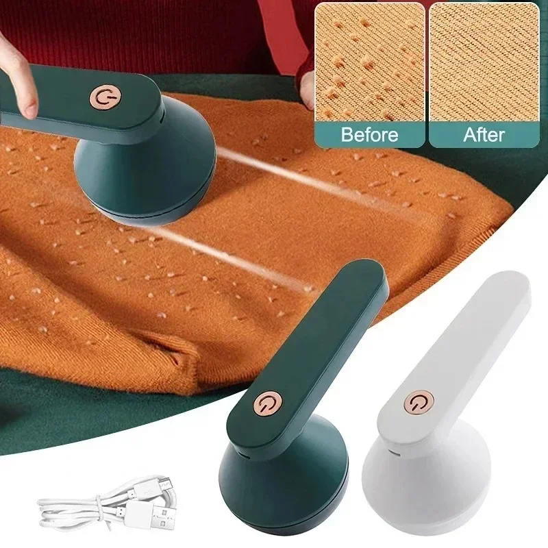 Removedor de Bolinhas Elétrico Recarregável Portátil para Roupas, Sofá e Guarda-Roupa