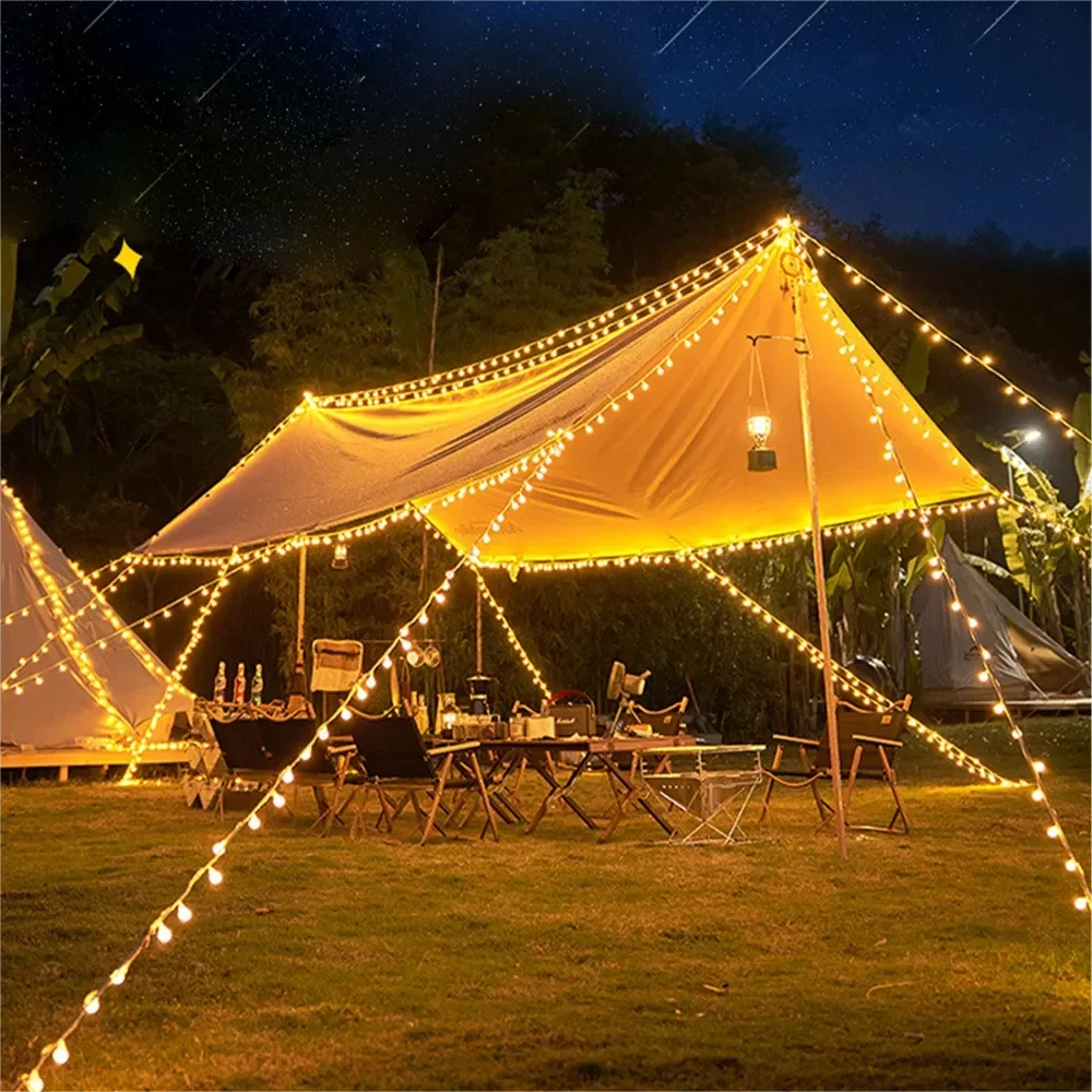 6M USB/Battery Power Ball LED String Lights Garland Lights Waterproof Outdoor Lamp Wedding Garden Fairy Lights Christmas Decor