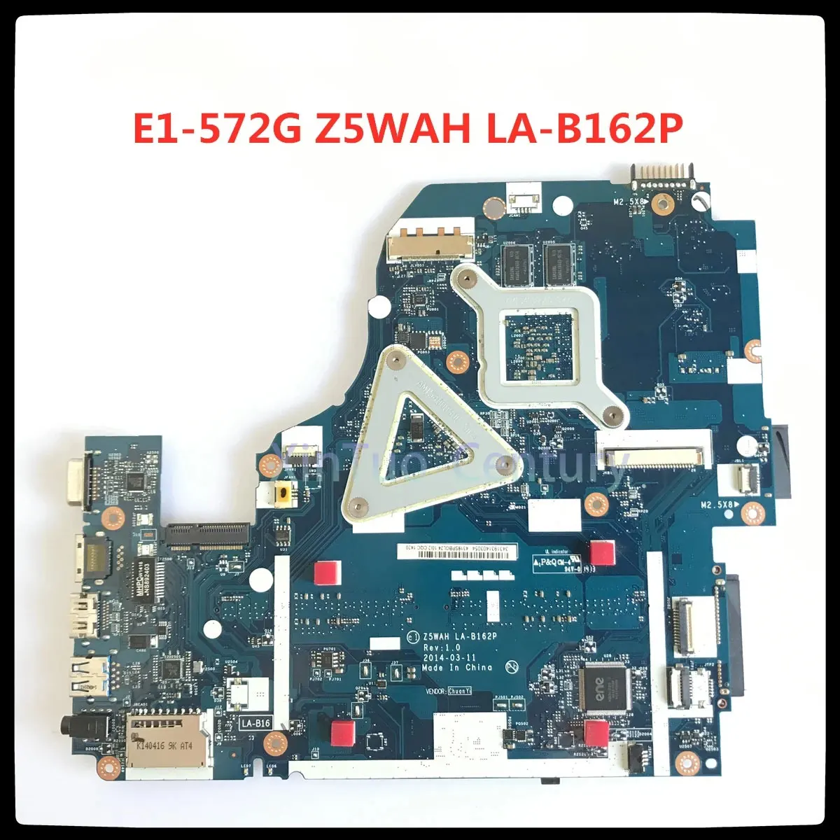 Imagem -02 - Laptop Motherboard para Acer La-b162p E1572g V3-572g E5-571g 3556u I54210u I7-4510u Gpu 820m Notebook Mainboard 100 Teste de Trabalho