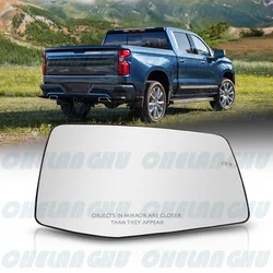 For Chevrolet silverado 1500 2019 2020 2021 2022 2023 US Version Right Side Heated Blind Spot Rear Mirror Glass Car accessories