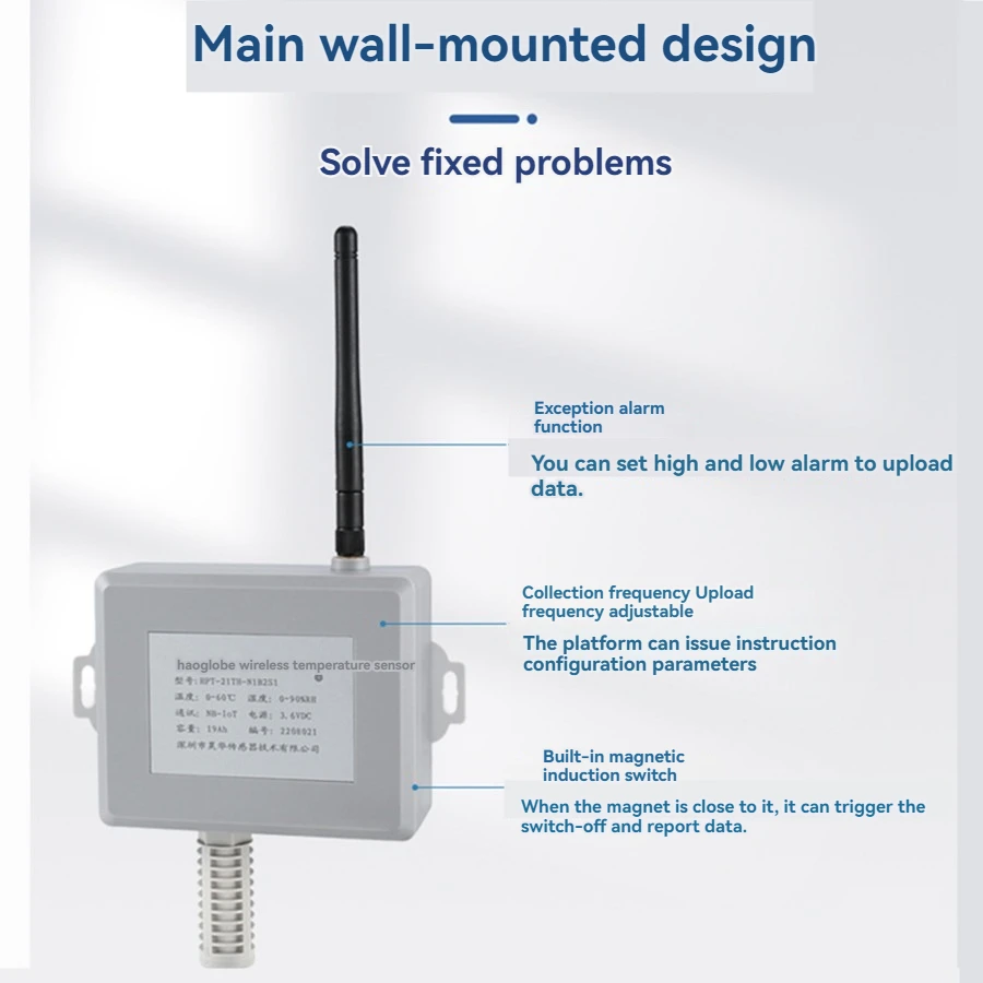 Industrieller Temperatur-und Feuchtigkeit messumformer HPT-21TH an der Wand montierter Temperatur-und Feuchtigkeit messer