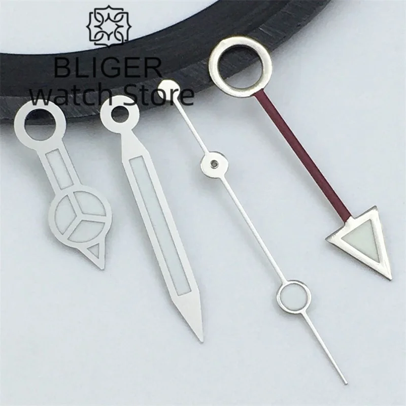 ブラジャー-男性用自動移動時計、発光ハンド、ローズゴールド、オレンジ、青、gmt、nh34a、nh34に適合