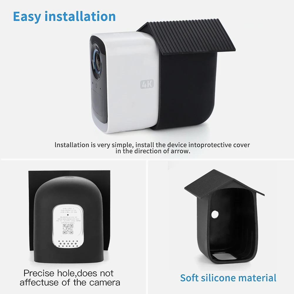 

1/2/3/4/6 шт. водонепроницаемый силиконовый чехол для Eufy Security S300 eufyCam 3C защитный чехол для камеры, защитный чехол для улицы