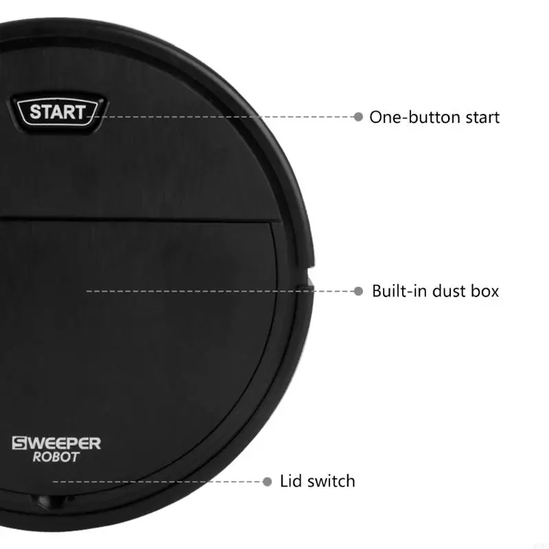 A0NC 1200MAH روبوت شاملة روبوت كاسحة التلقائي التعرف على العائق الشعر الفائق والروبوت تنظيف الغبار روبوت