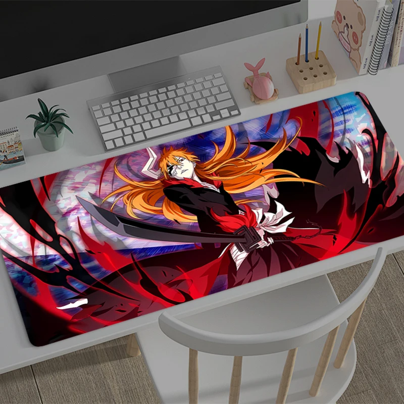 Mousepad B-bleach Computer Game Mouse Pad Gaming Accessories Large Non-Slip Printing Deskmat Keyboard Pad PC Anime game Mousepad