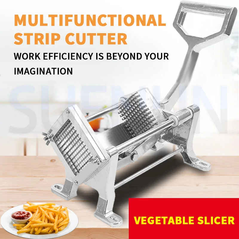 البطاطس المقلية سكين البطاطس الفولاذ المقاوم للصدأ آلة تقطيع البطاطس البطاطس المقلية الخيار الخضار آلة تقطيع الجزر