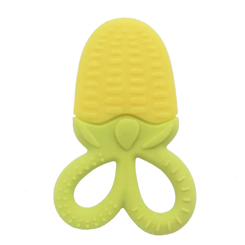 Mordida mastigar macio silicone bebê chocalho, mordedores, mordedor de frutas, produto comestível, segurança, gel de dente, venda quente