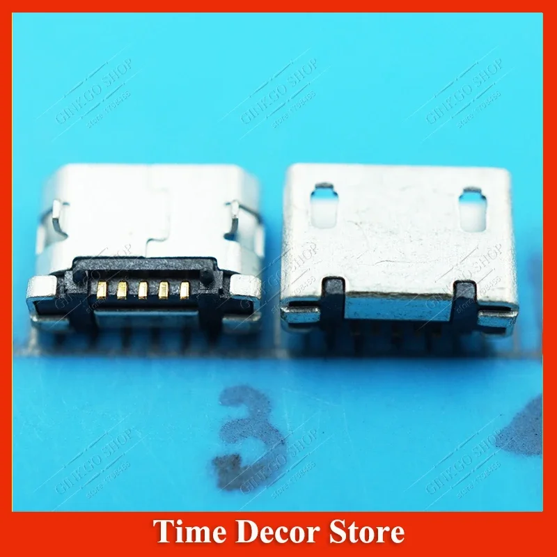 250pcs/lot Micro USB Jack 5P Charging Data Sockect Port for Repairing Mobile Tablet PC,MP3,MP4