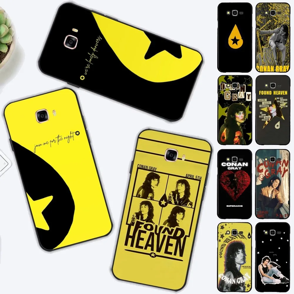 

Singer C-Conan G-Gray Phone Case For Samsung J 7 Plus 7core J7 Neo J6 Plus Prime J6 J4 J5 Mobile Cover