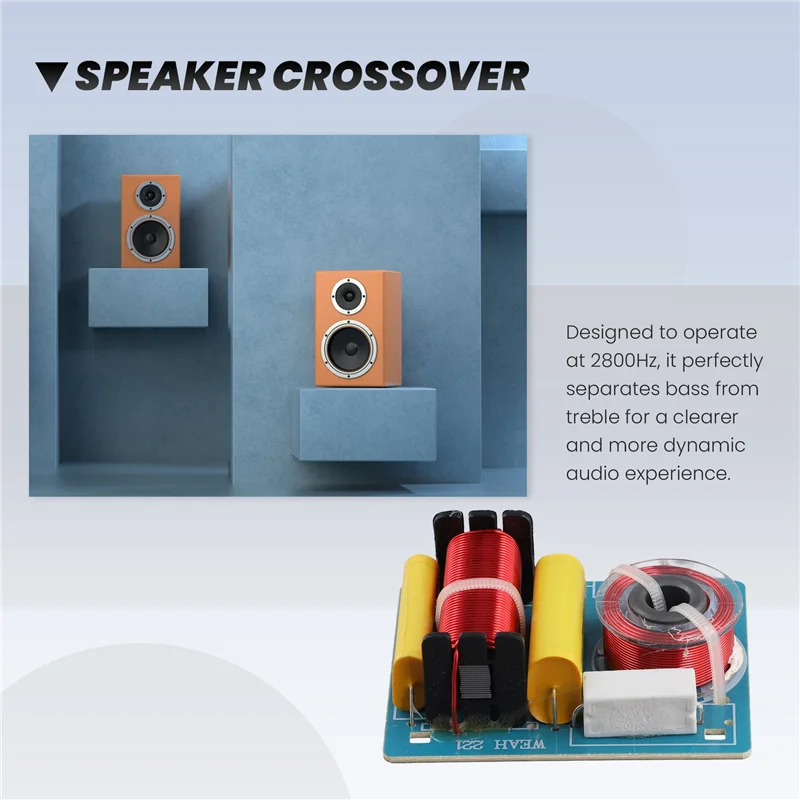 【جديد】120 وات 2 طريقة مقسم تردد الصوت لتقوم بها بنفسك مكبر صوت جهير ملحقات مرشحات كروس 2800 هرتز