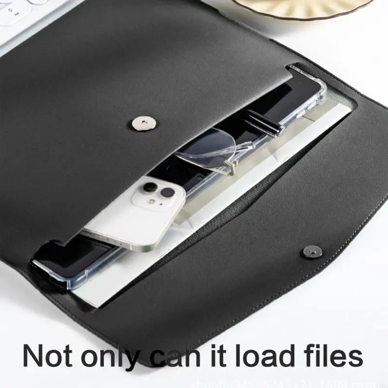 

CORA Leather File Folder Letter Size Leather Document Case for Office School Travel