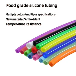 1/2/5 Meter ID 1 2 3 4 5 6 7 8 9 10 mm Silicone Tube Flexible Rubber Hose Food Grade Soft Drink Pipe Water Connector