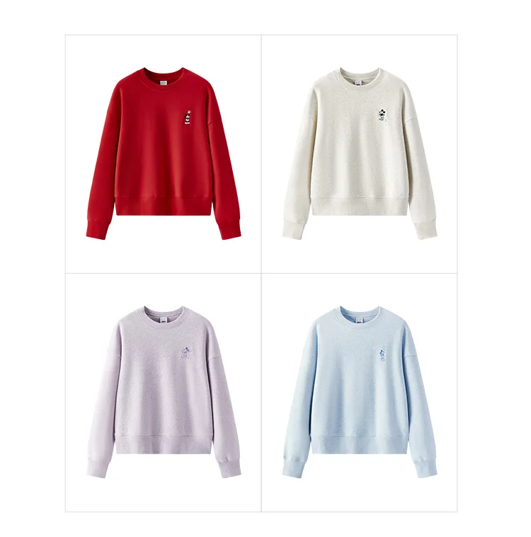 Semir Oversize Hoodie Women Spring Embroidered Split Basic Layer Trendy Pullover Casual Loose Comfortable Stylish Top