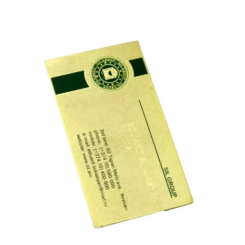 

В наличии Smart Social Media Пустая цифровая металлическая карта NFC Gold