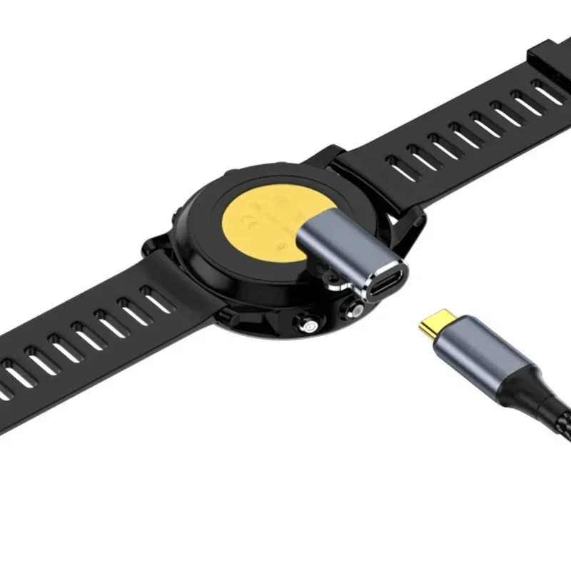 Złącze przejściówka do ładowarki typu C/Micro/IOS USB do 4pin do Garmin Fenix 7/6/5/7X/6X/5X/ Venu 2 plus konwerter do ładowania zegarka