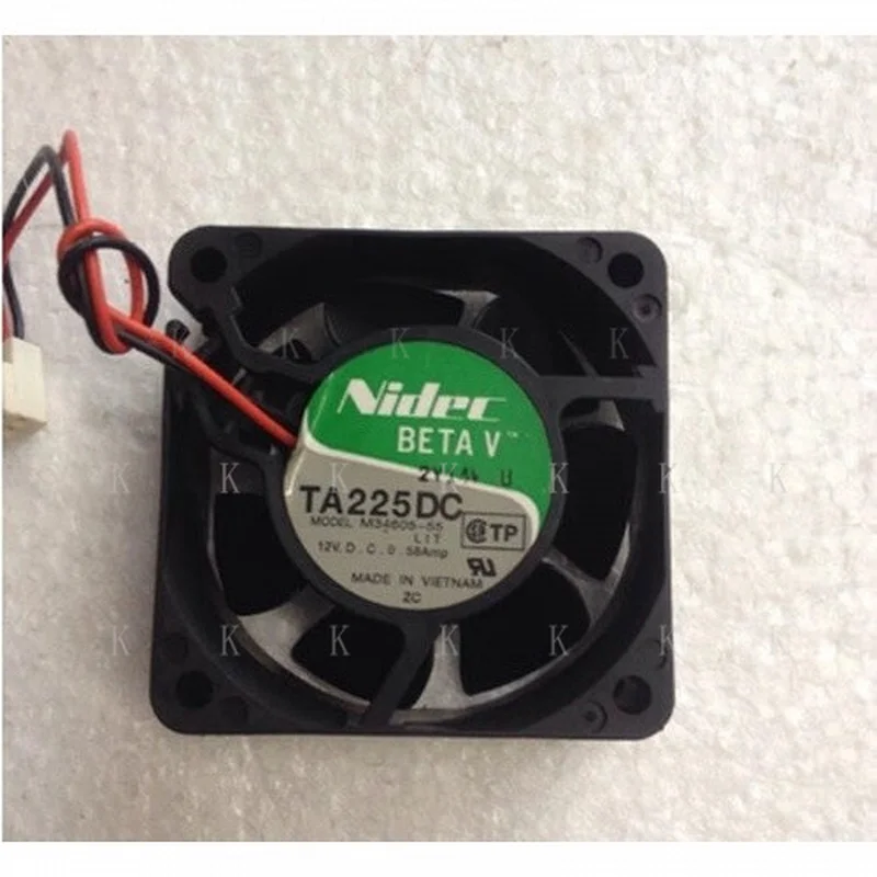 C FOR 1 pc. New TA225DC M34605-55 12V 0.58A 6025 2-Wire Cooling Fan *yu