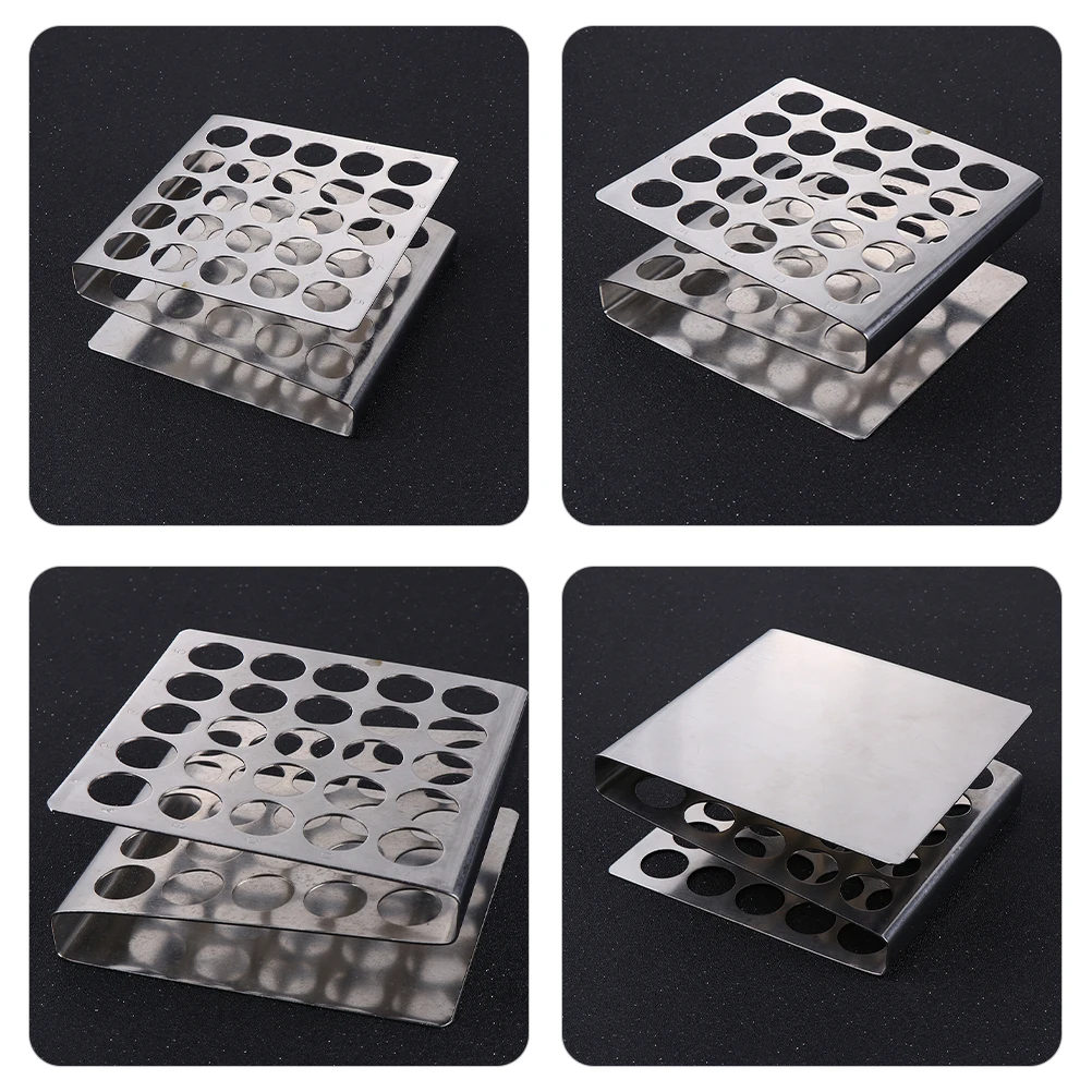 

Stainless Steel Tube Rack Z Shaped Holder Test Tube Storage Stand Thickened Lab Equipment Storage Stand