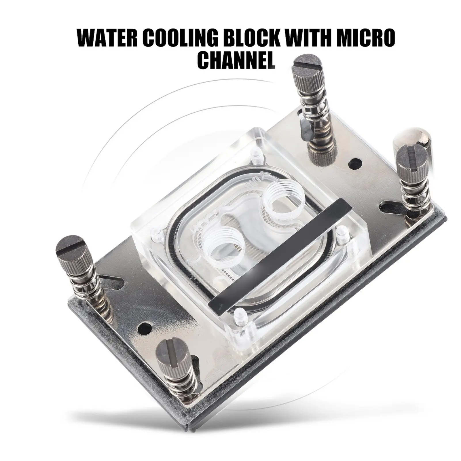 Computer CPU Water Cooling Block Waterblock Copper Base with Micro Channel