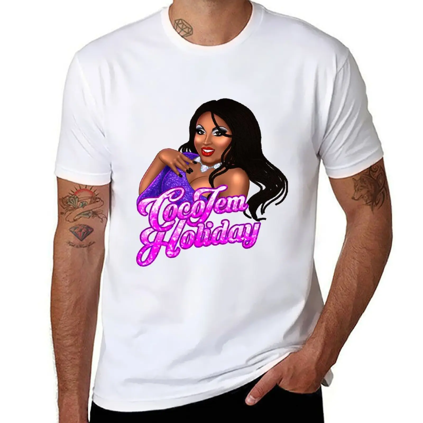 

Coco Jem Holiday - Animated - Multi-color T-Shirt funny t shirts man mens graphic t shirts T-Shirt