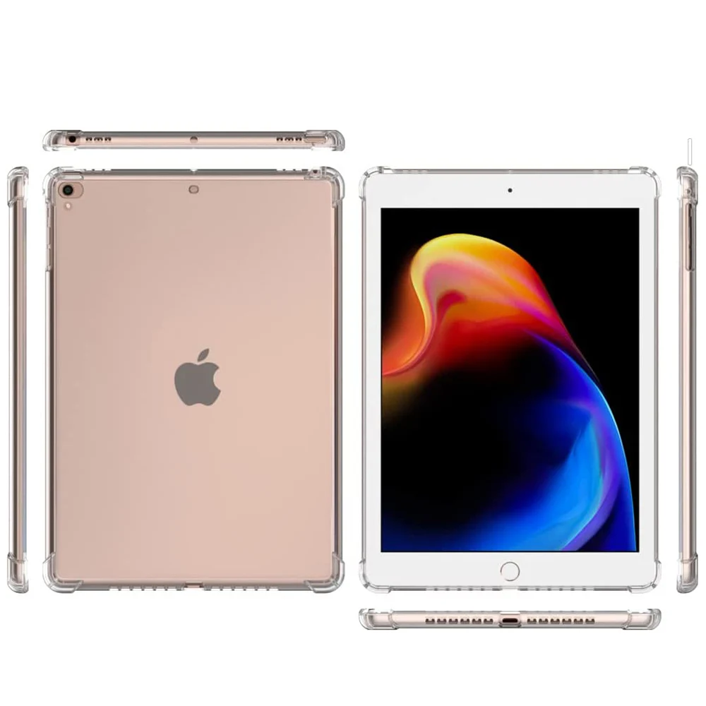 Мягкий силиконовый чехол для Apple iPad Air mini Pro, 7,9, 8,3, 9,7, 10,2, 10,5, 10,9, 11, 2, 3, 4, 5, 6, 7, 8, 9, 10 поколения