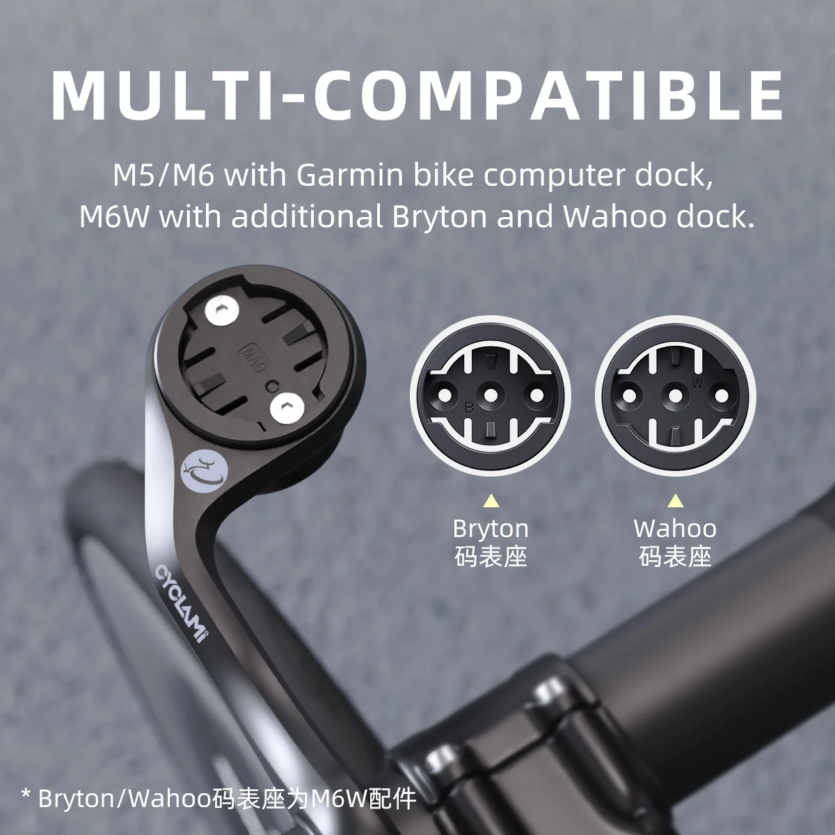 CYCLAMI Bicycle Computer Mount Gopro Camera Mount Headlight Mount Suitable for GARMIN XOSS IGPSPORT