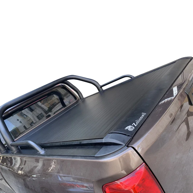 

Zolionwil Hard Aluminium Alloy Retractable Tonneau Cover Roller Shutter Lid Truck Bed Covers for Gwm Poer Great Wall Cannon