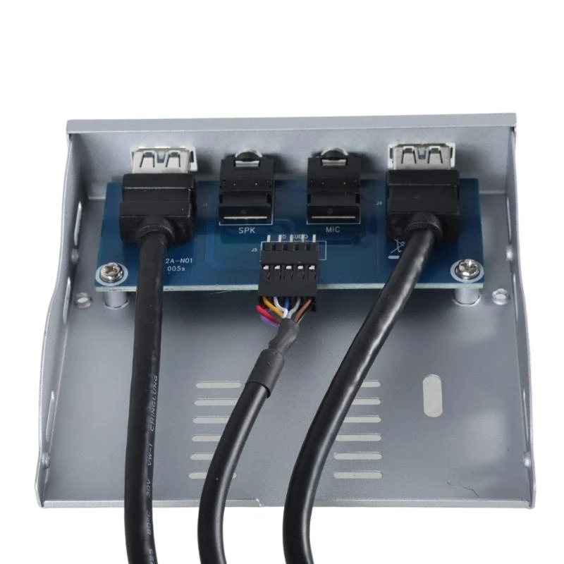 19Pin to USB3.0 Front Panel with 3.5mm Earphone Panel Fast Data Transfer