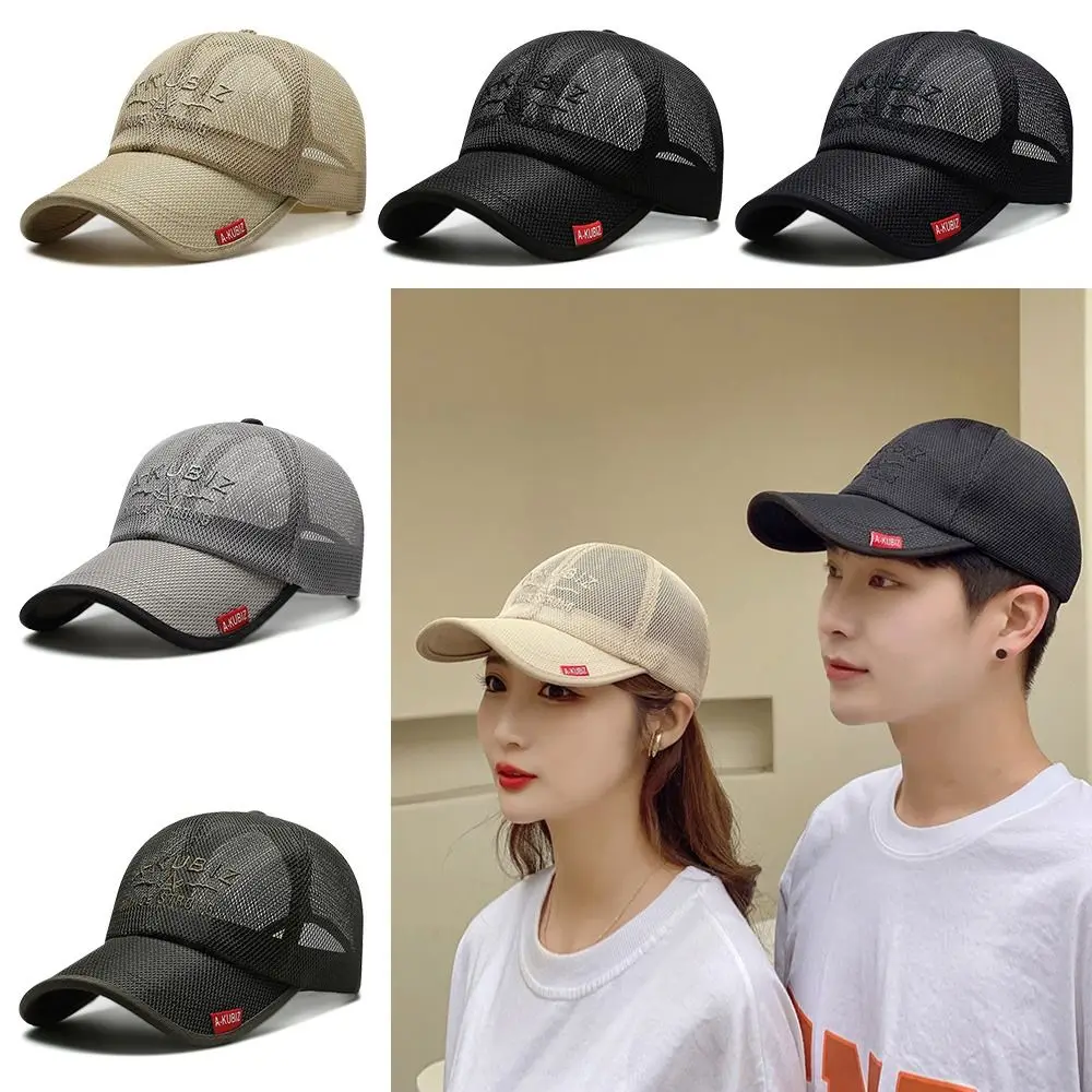 Quick Dry Fashion Men Women Summer Sunscreen Hats Full Mesh Hats Sun Protection Caps Baseball Cap