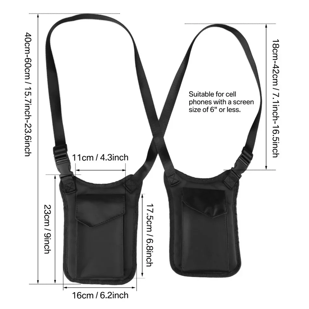 Anti-Dieb Versteckte Unterarm Schulter Tasche Verdeckte Pack Tasche Multi-Zweck Männer/Frauen Sicherheit Doppel Lagerung Schulter tasche