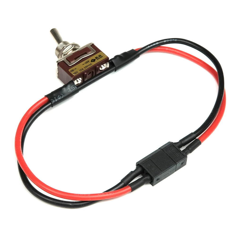 Upgraded Large Current High Load Switch With Waterproof XT60 Power ON-OFF Toggle for e Bike RC Airplane ESC Motor Adapter