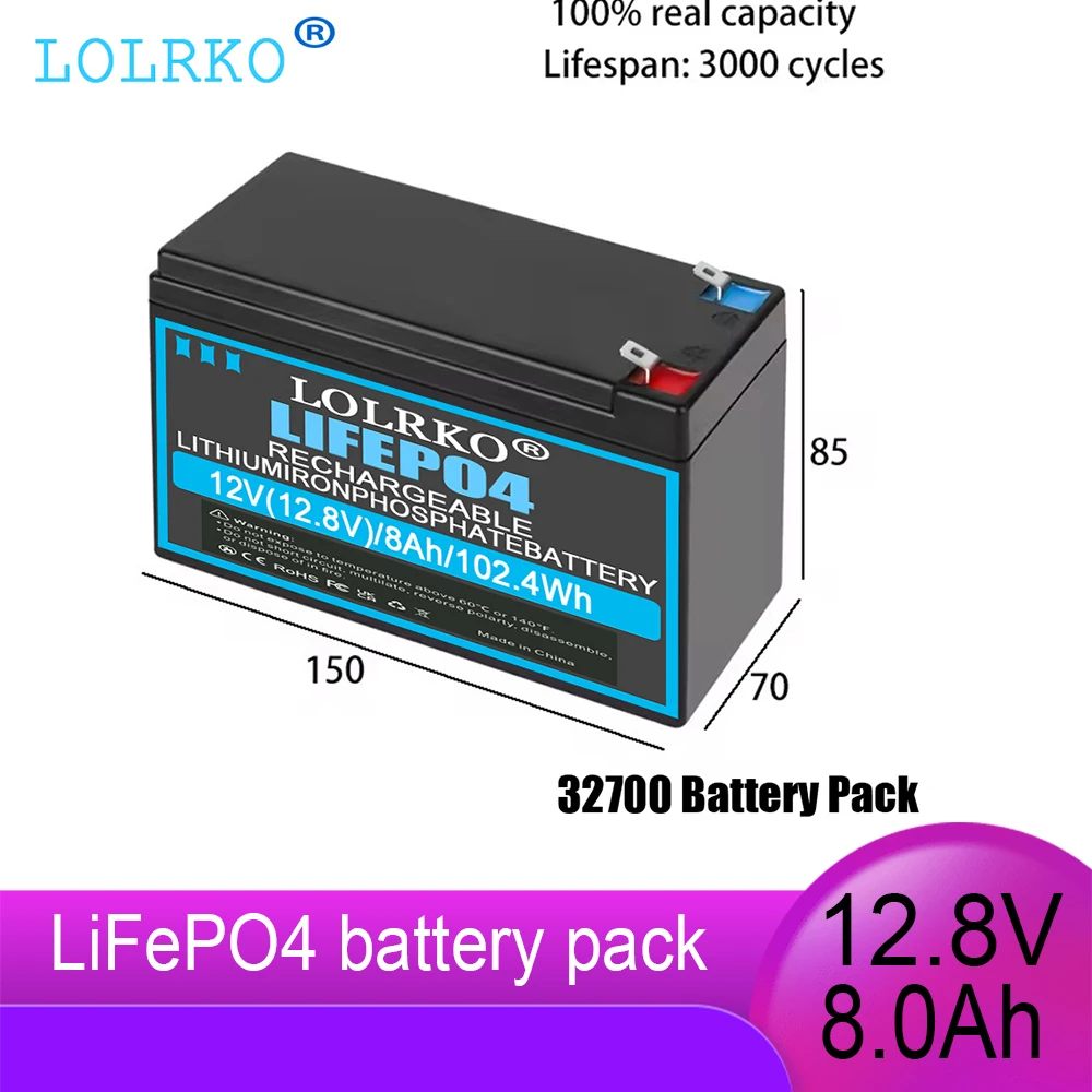 LiFePO4 12v 8Ah 15Ah 20Ah children's electric car toy car motorcycle baby stroller battery