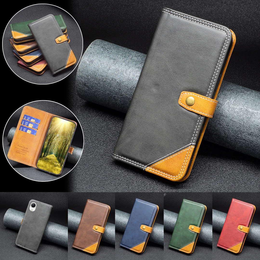 Leather Walelt Case For Xiaomi Redmi K40 Note 11 10C 9C 9A Note 9 Pro Shockproof Flip Protective cover For Xiaomi 12 11 10T M3