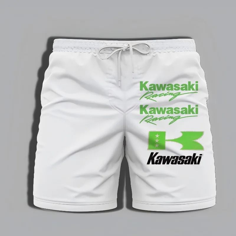 Kawasaki Adventure Gym 2025 新しいエクストリーム スポーツ オートバイ ファッション、エレガンス、高品質メンズ ビーチ パンツ