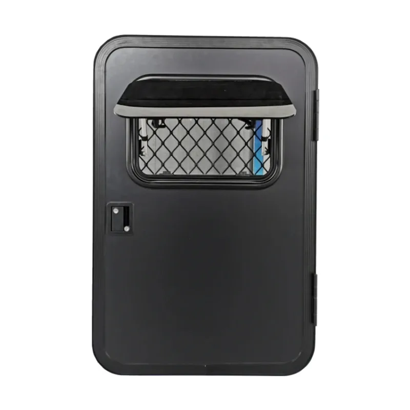 2025 أبواب قافلة مقطورة RV مفتوحة يسارًا/يمينًا مع قفل نقطة واحدة ونافذة دفع من الأكريليك #5