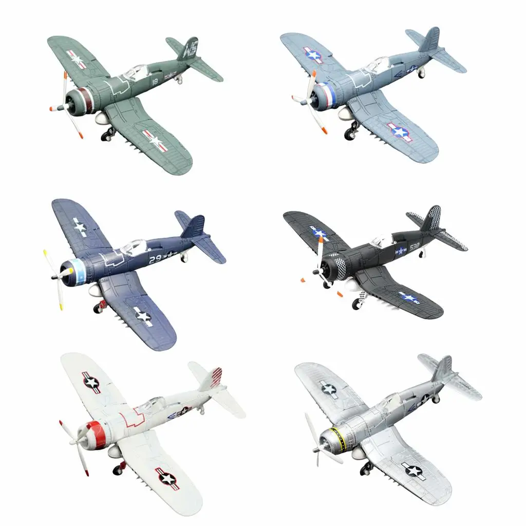 1:48 Scale F4U Fighter Aircraft Model 4D Assembly Plane Model Kit for Adult and