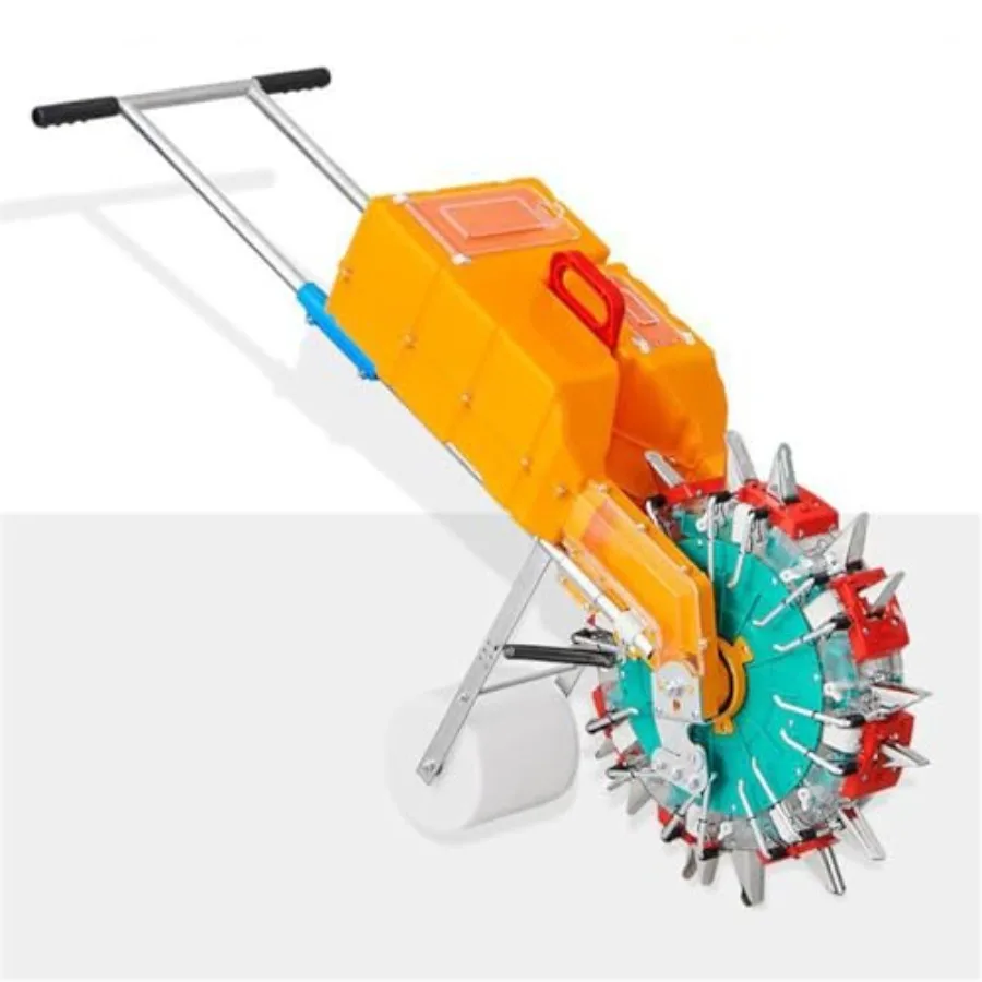 

Garden corn soybean seeder for lawn garden use steel construction black finish depth-adjustable precision seeding with fertiliz