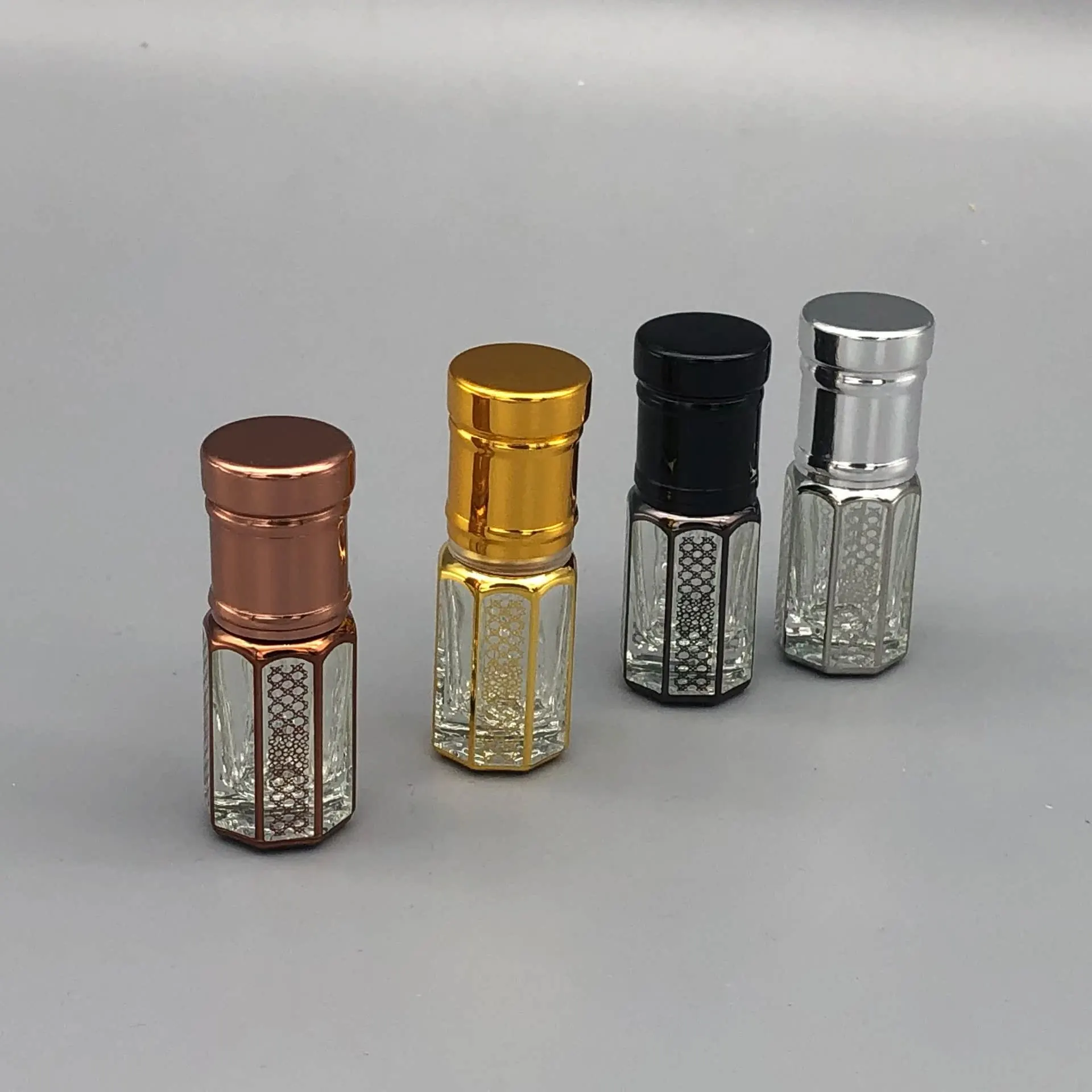 

3ml Empty Glass Roll-on Bottle, Essential Oil Perfume Roller Ball, Portable Massage Sample Container for Travel