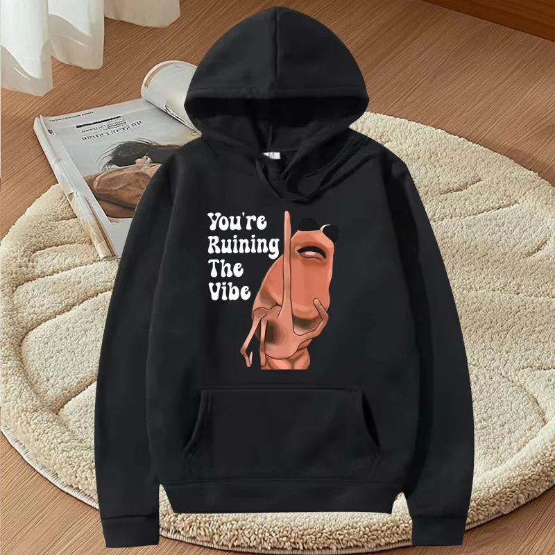

Marcus The Worm Funny hoodie men women fashion vintage cool Long sleeve Sweatshirt with print Graphics oversized hoodie unisex