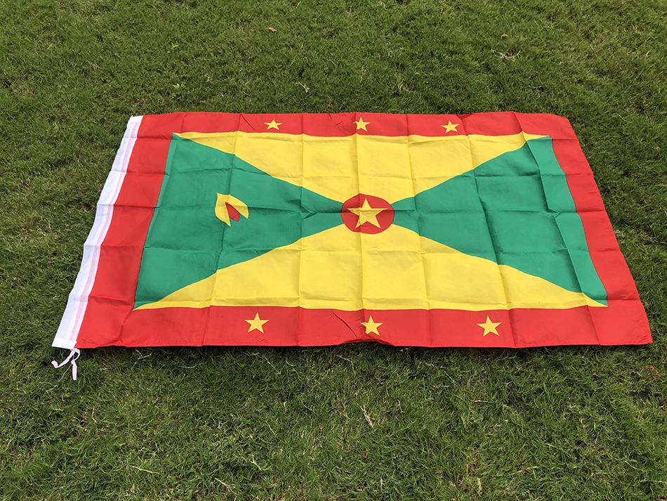 SKY FLAG  Granada flag 90x150cm 3x5 Feet Polyester hanging Grenada flag Indoor Outdoor home decoration  Flag