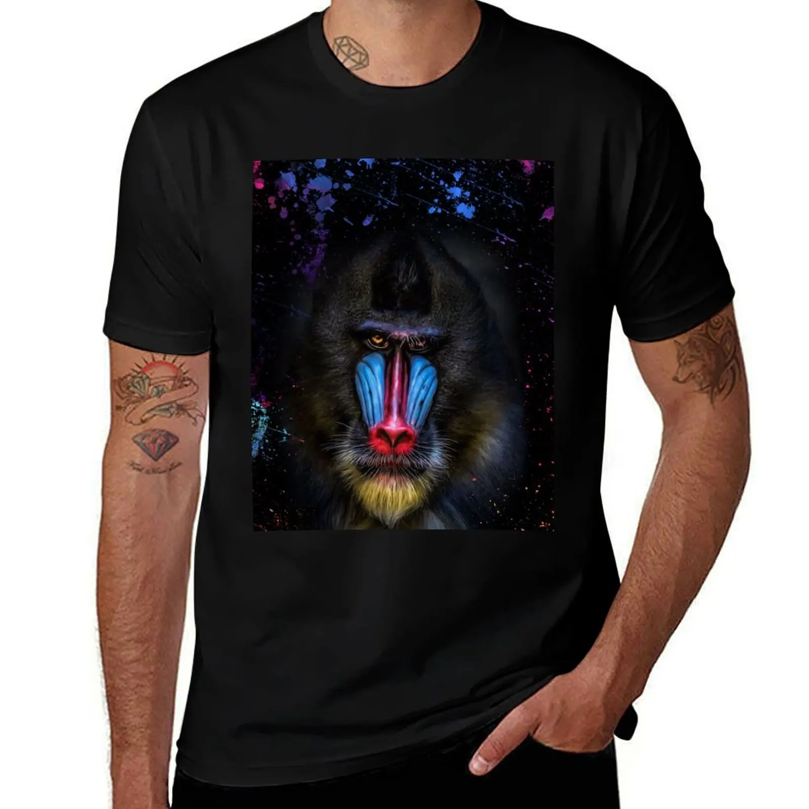 Mandrill T-Shirt Breathable Workout Short Sleeve Top T-Shirt